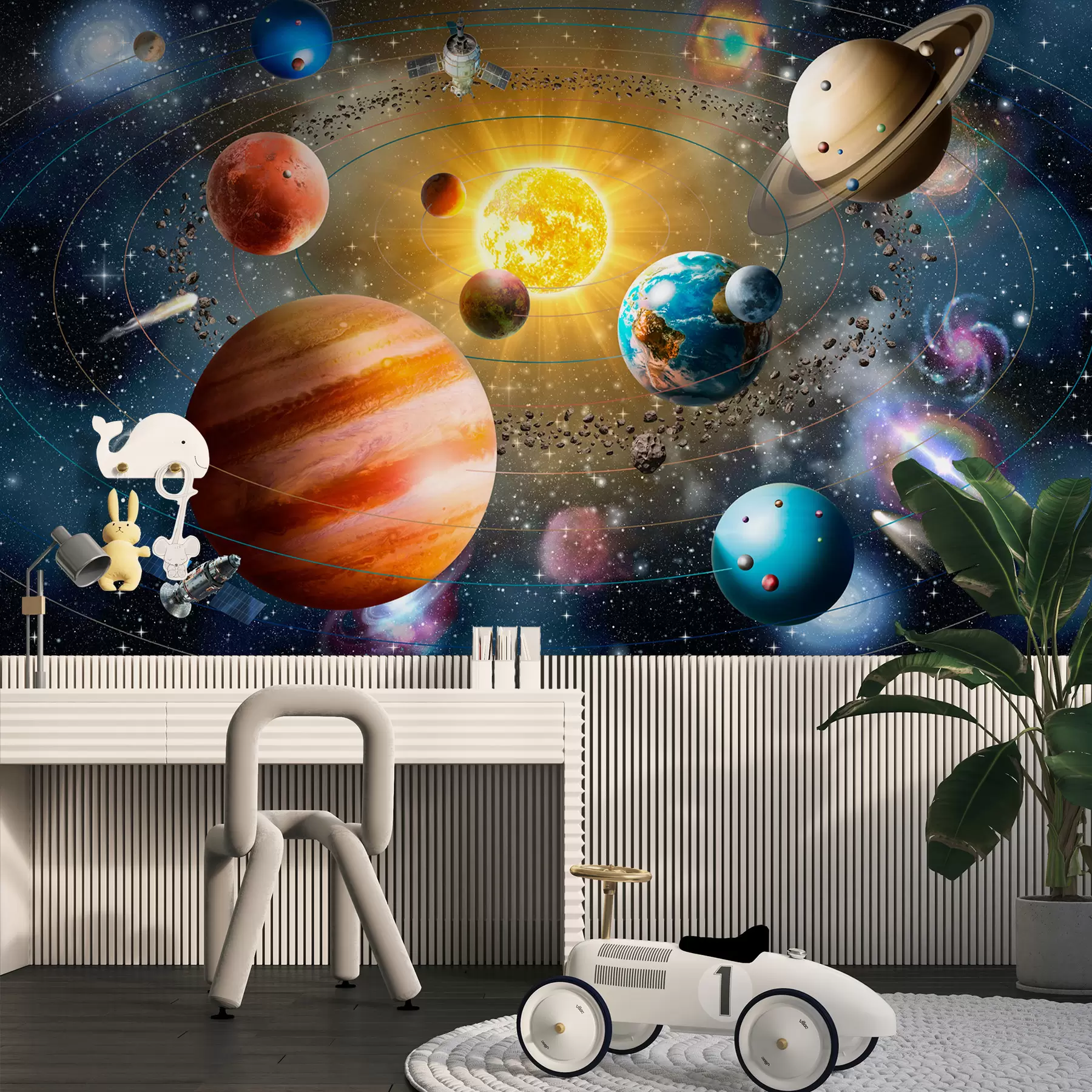 Glezna Burvīga telpa, saules sistēma u97222