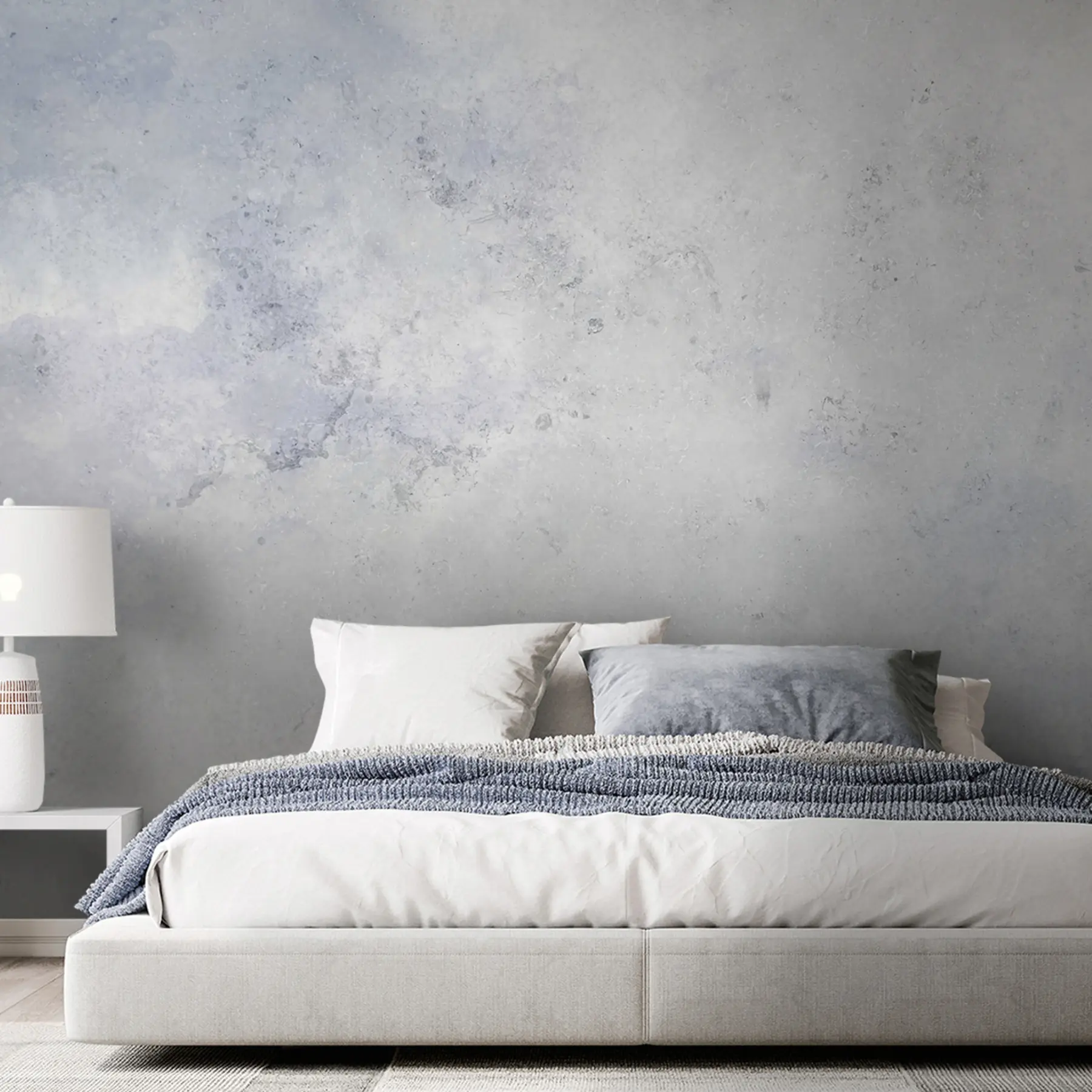 Fototapetes Pelēki zils betons u97225