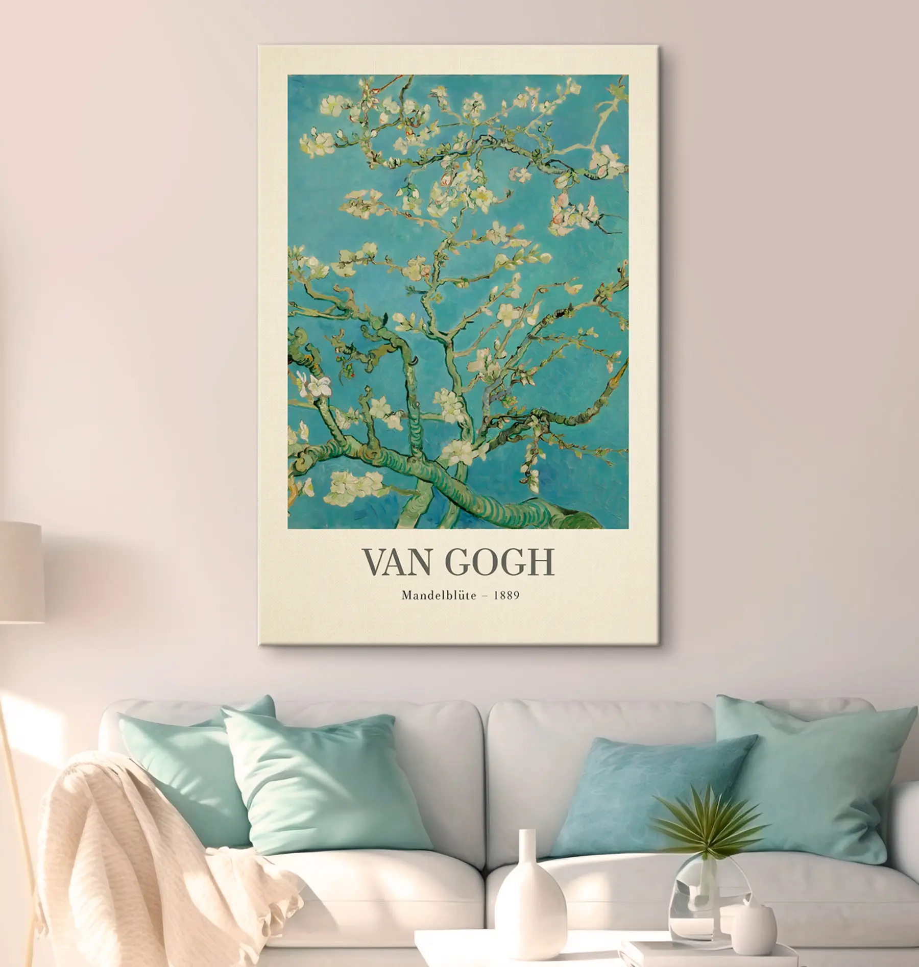 Fototapetes Ziedoši zari uz zila fona s35610