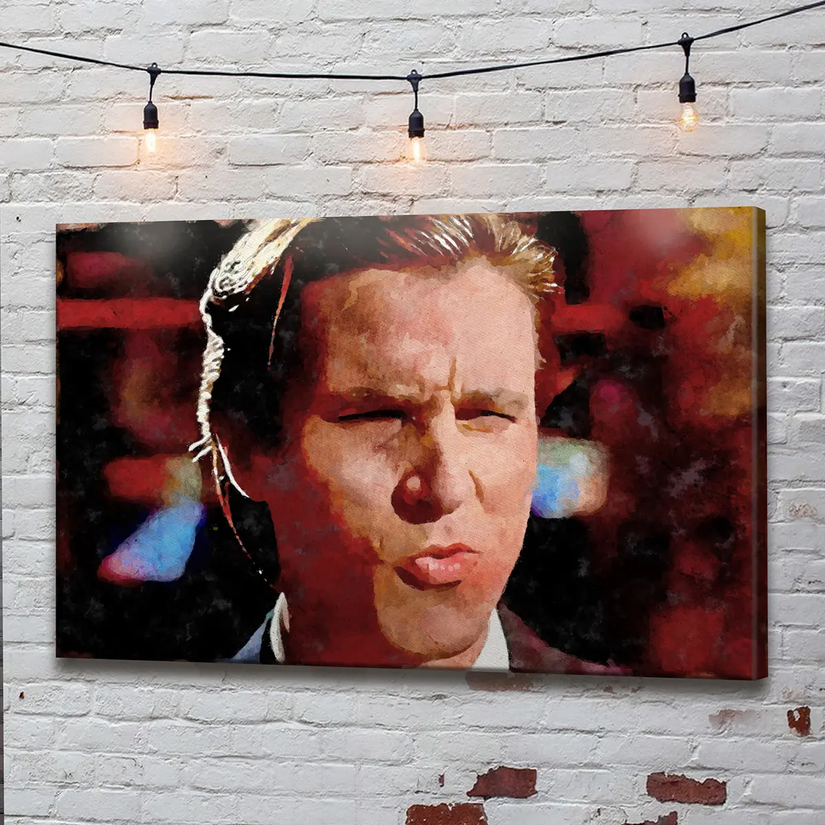 Glezna Intensīva izteiksme spilgtā fonā s35747