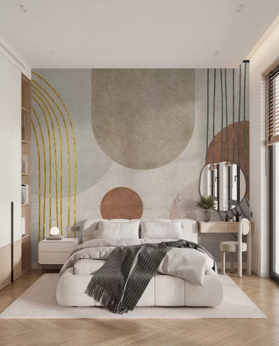 Fototapetes Abstraktais boho raksts u97255