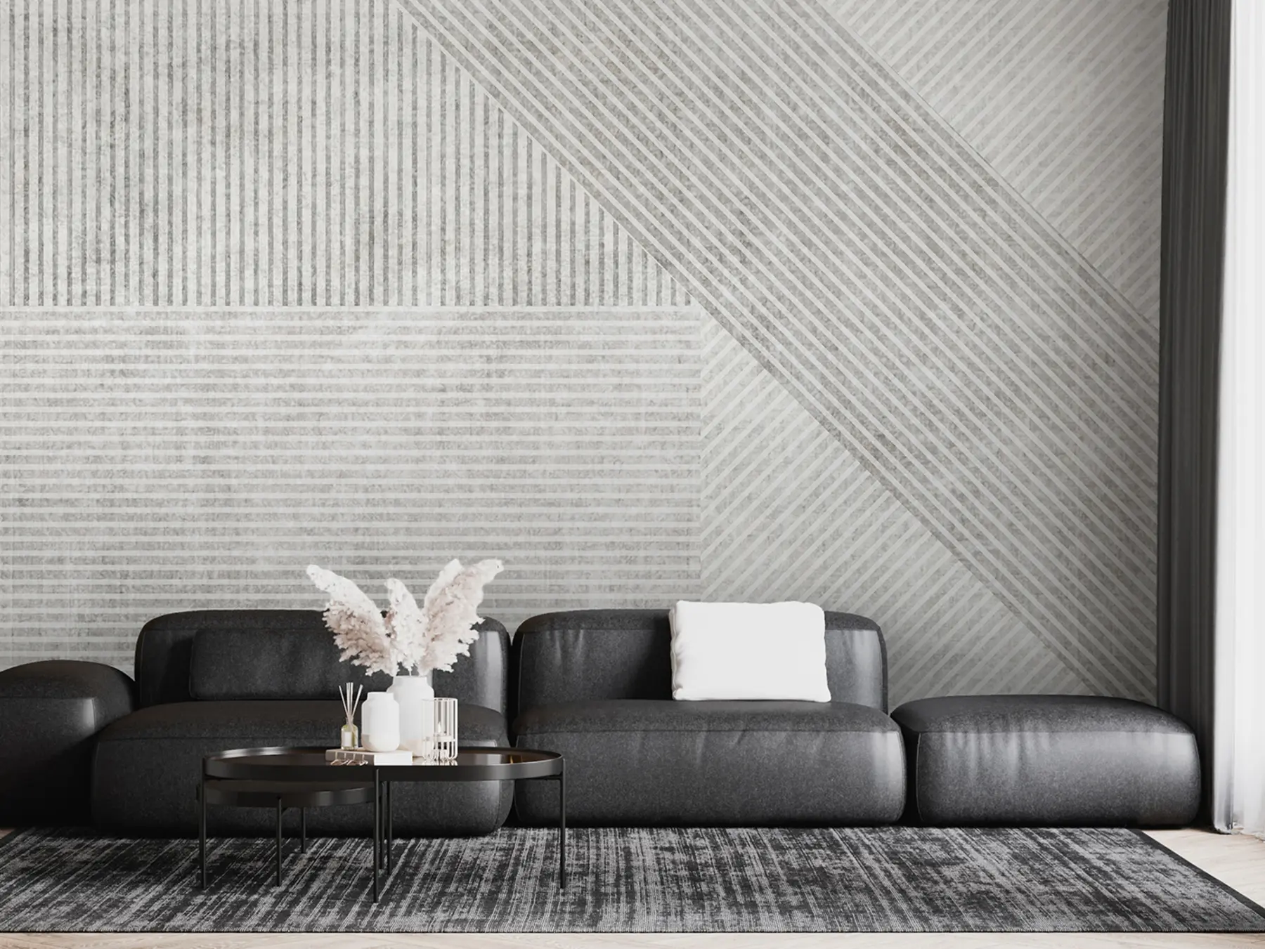 Fototapetes Ģeometriskas vintage līnijas u96331