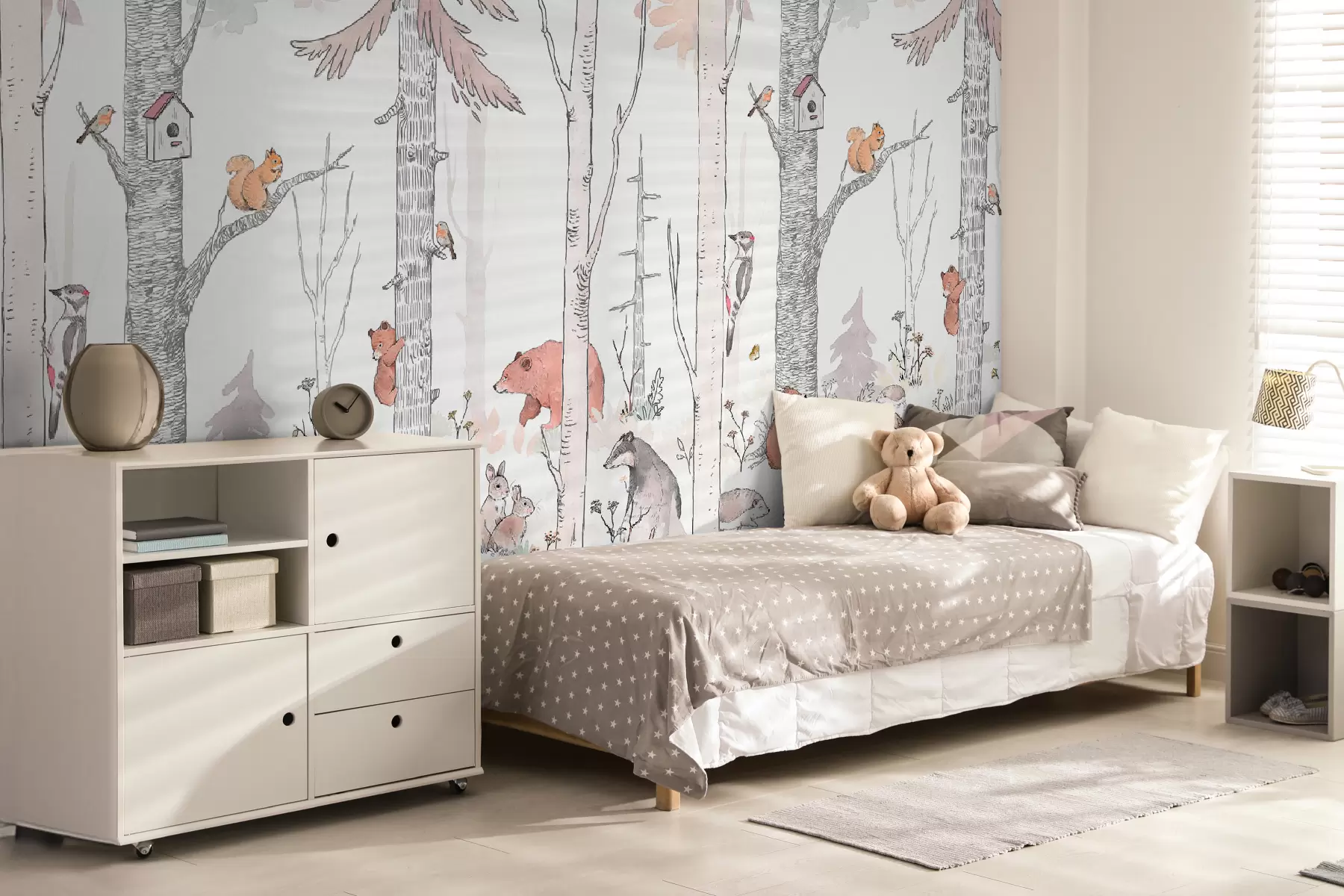 Fototapetes Meža draugi, smieklīgi dzīvnieki u96850