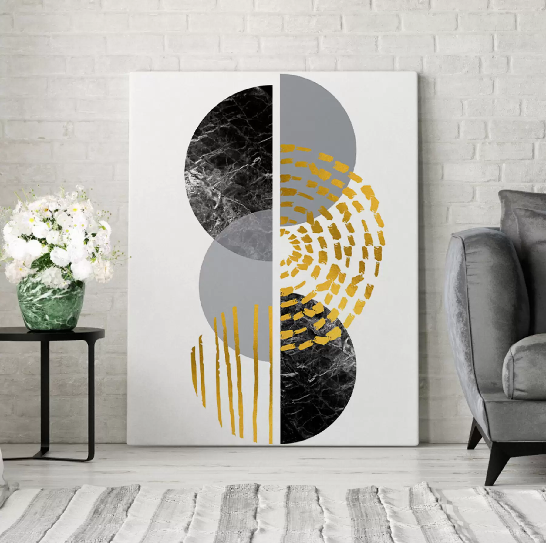 Fototapetes Abstraktais dizains ar slāņotām formām s35942