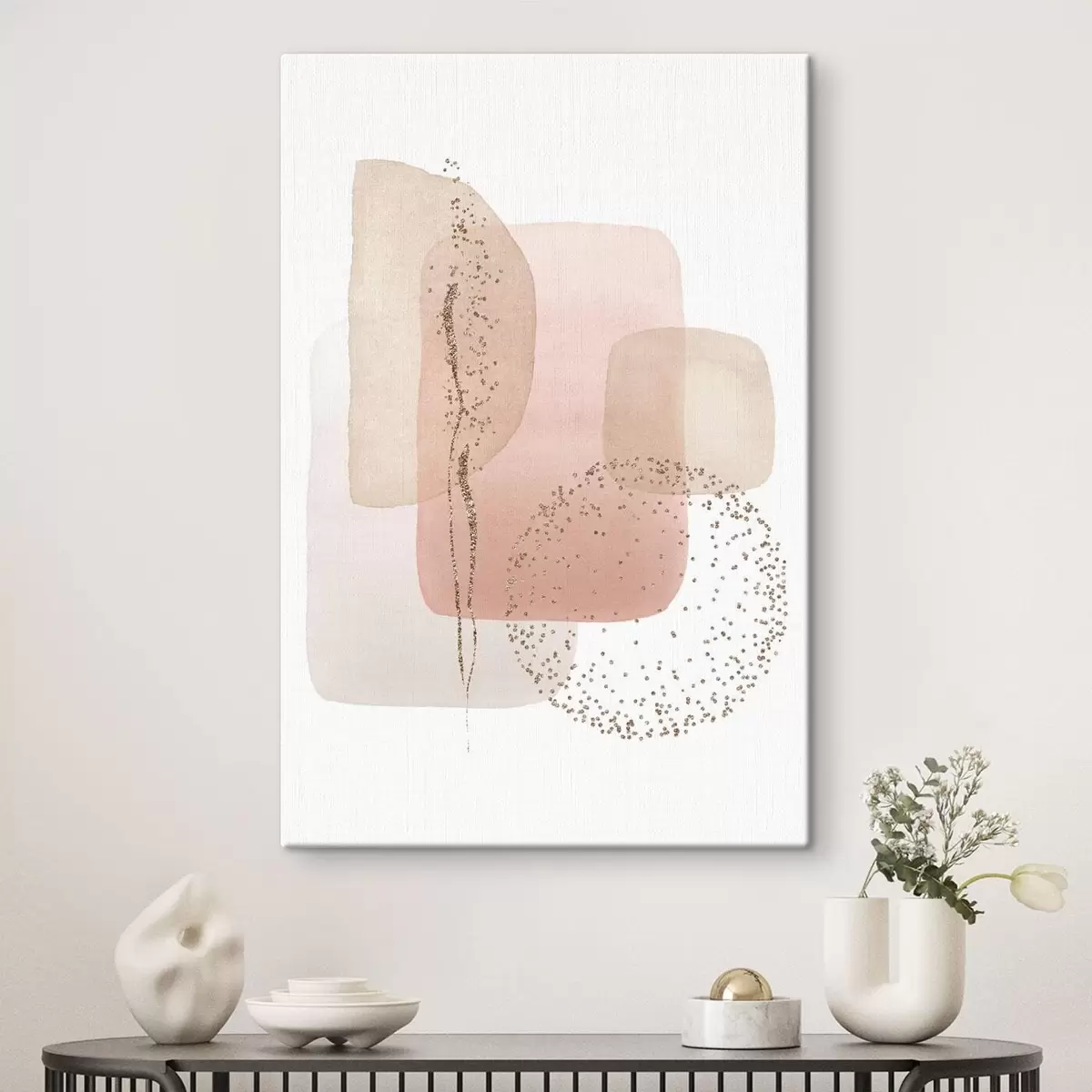 Glezna Abstraktas formas maigās pasteļkrāsāsās s35959
