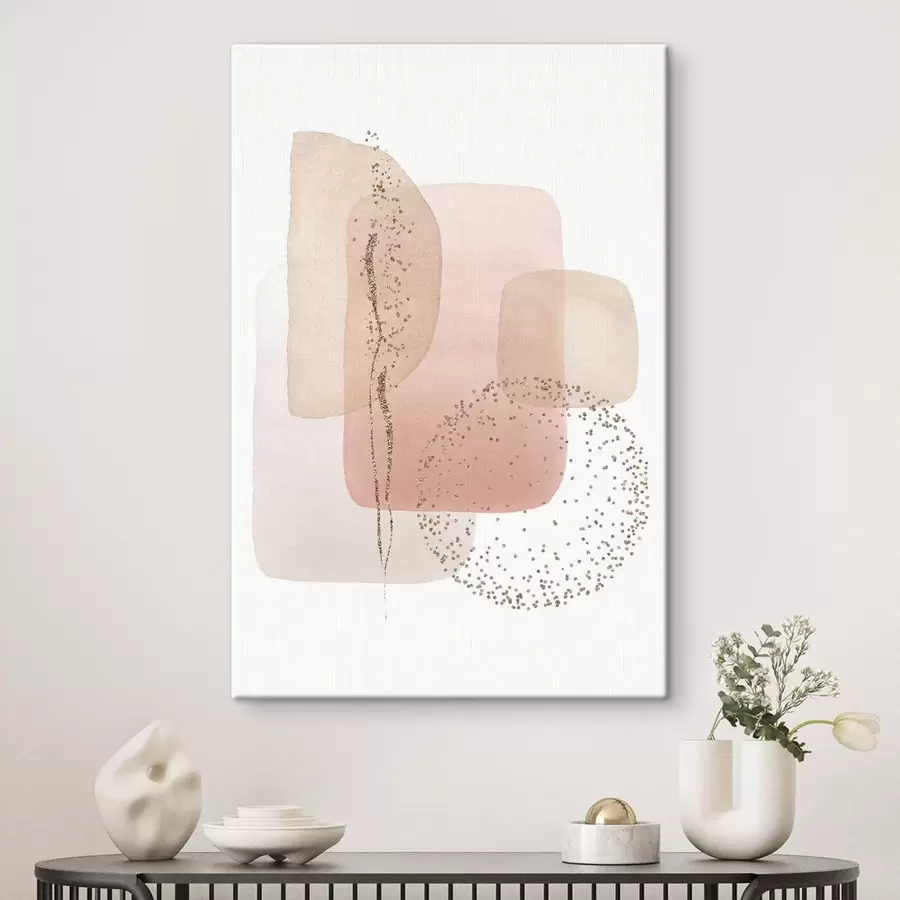 Glezna Abstraktas formas maigās pasteļkrāsāsās s35959