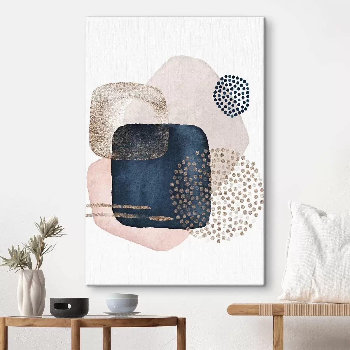 Glezna Abstraktas formas nomierinošās krāsās s35989