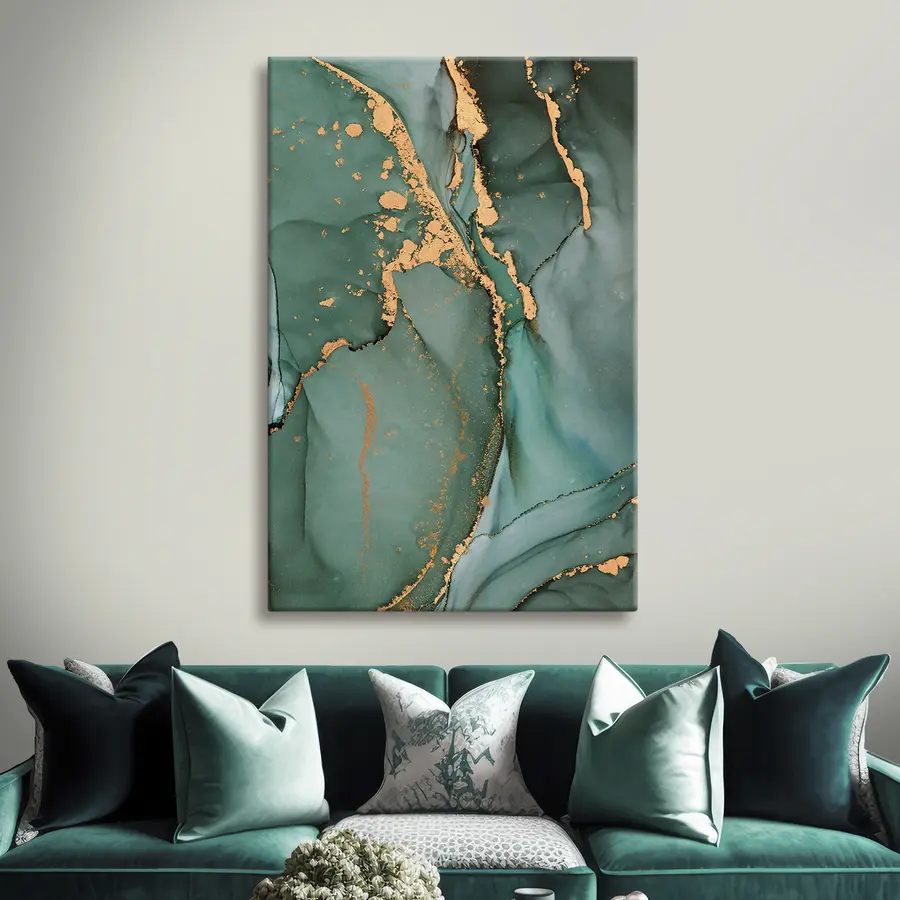 Glezna Zaļais marmors s35859