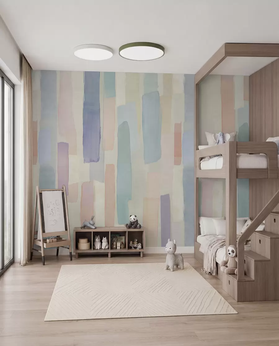 Fototapetes Pasteļkrāsu otas svītras u97869
