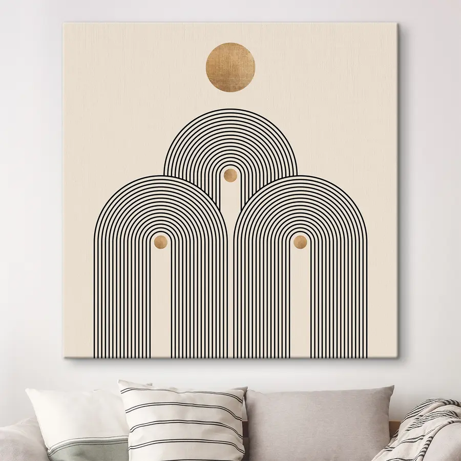 Glezna Ģeometrija Boho stilā s35929