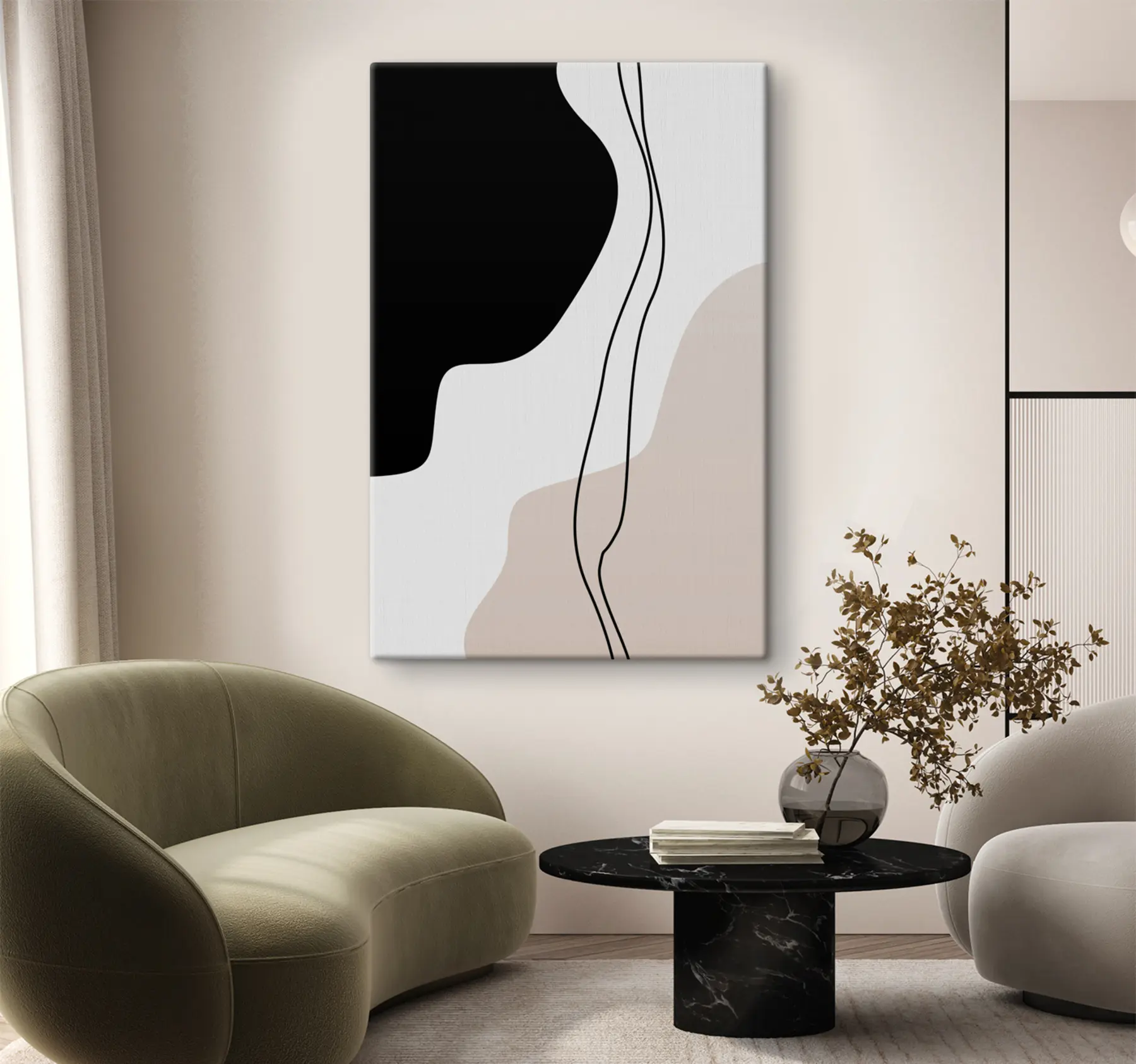 Fototapetes Abstraktas formas un līnijas s36156