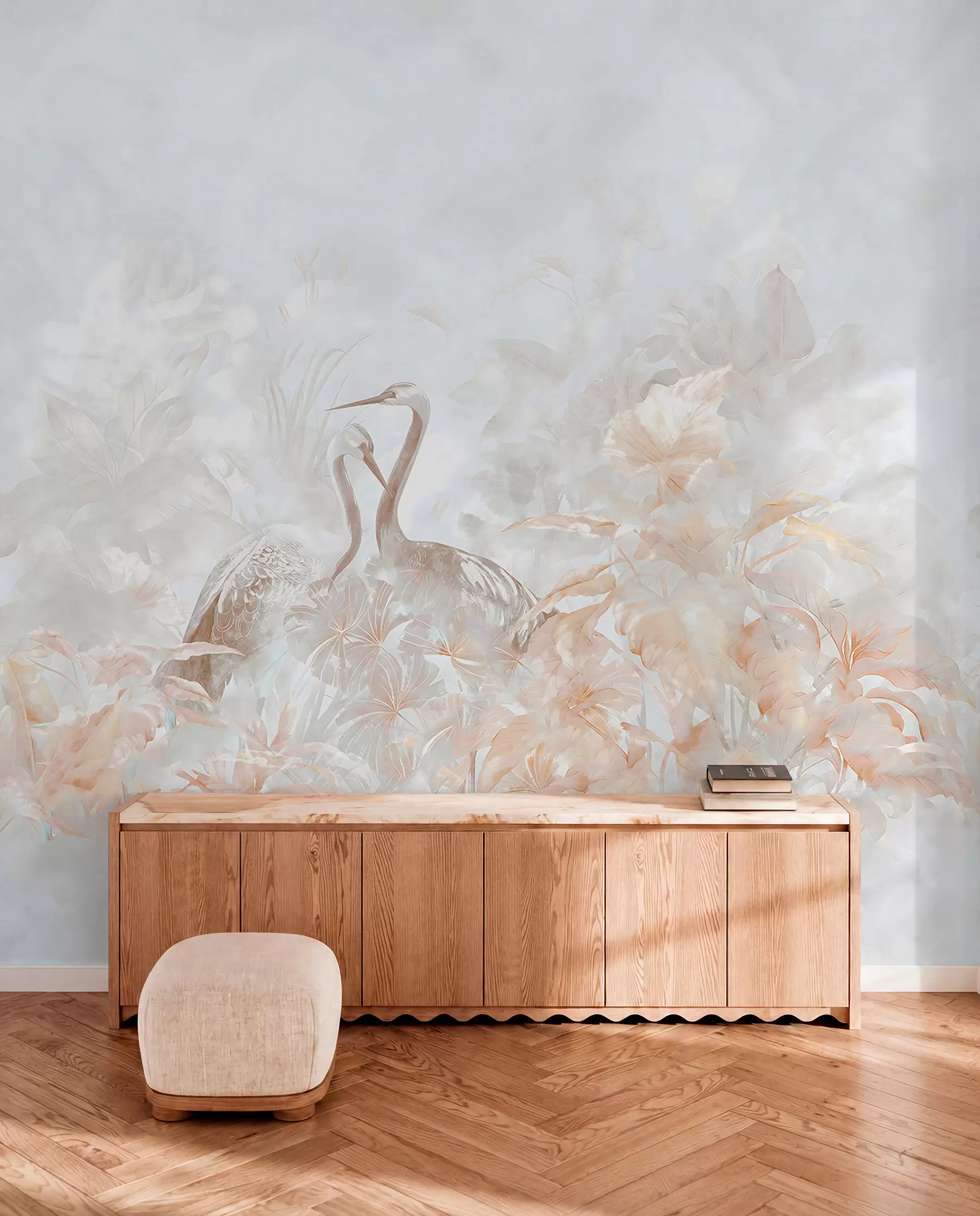 Fototapetes Iemīlējušies stārķi u67508
