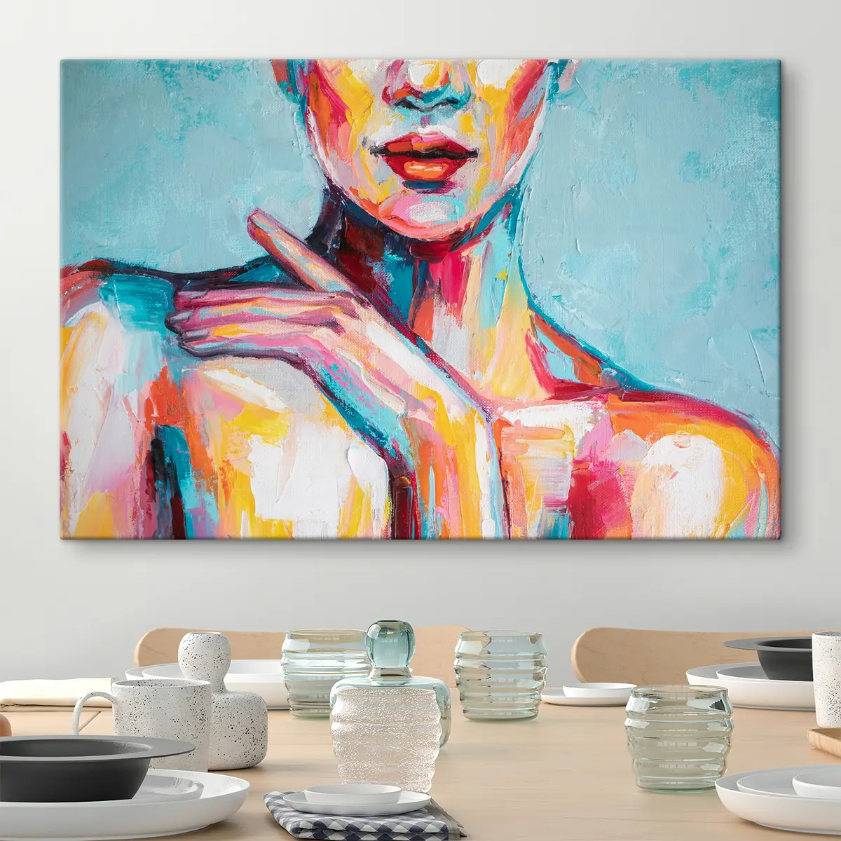 Glezna Abstraktā meitene s36033