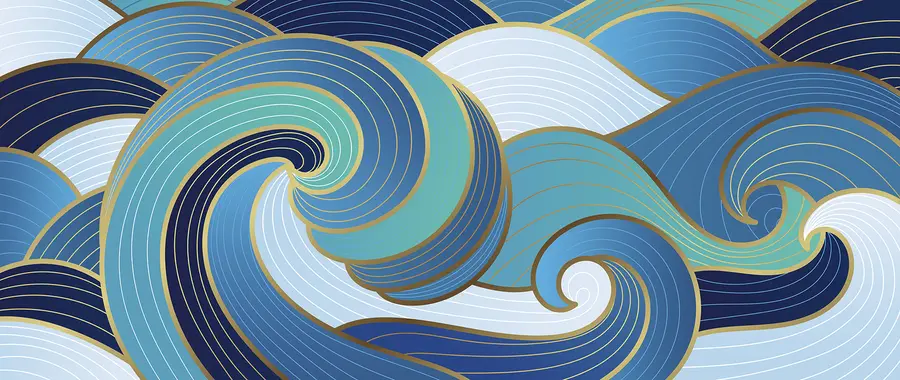 Fototapetes Austrumu viļņi u98590