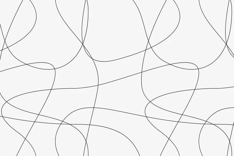 Fototapetes Stilīgas tapetes ar boho stila līnijām u98563