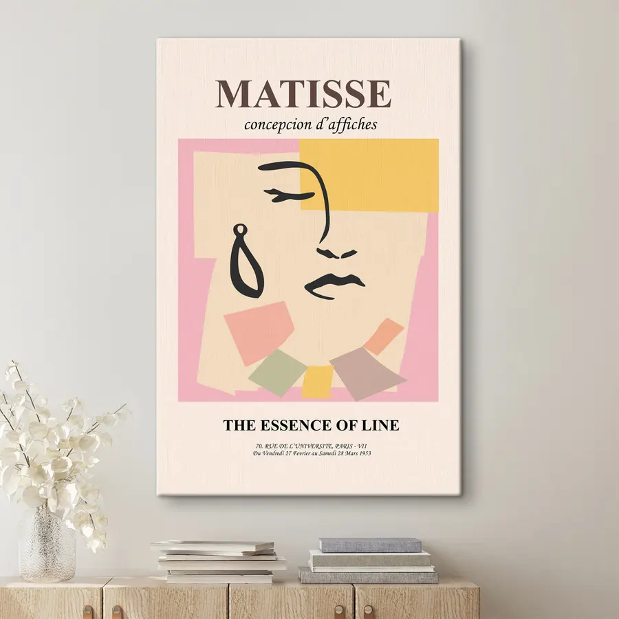 Glezna Minimālistisks attēls Anrī Matisa stilā s36306