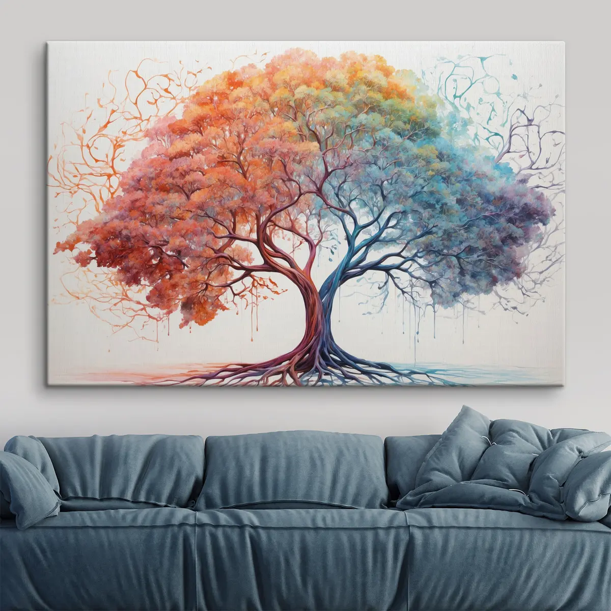 Glezna Krāsu harmonija dabā s36444