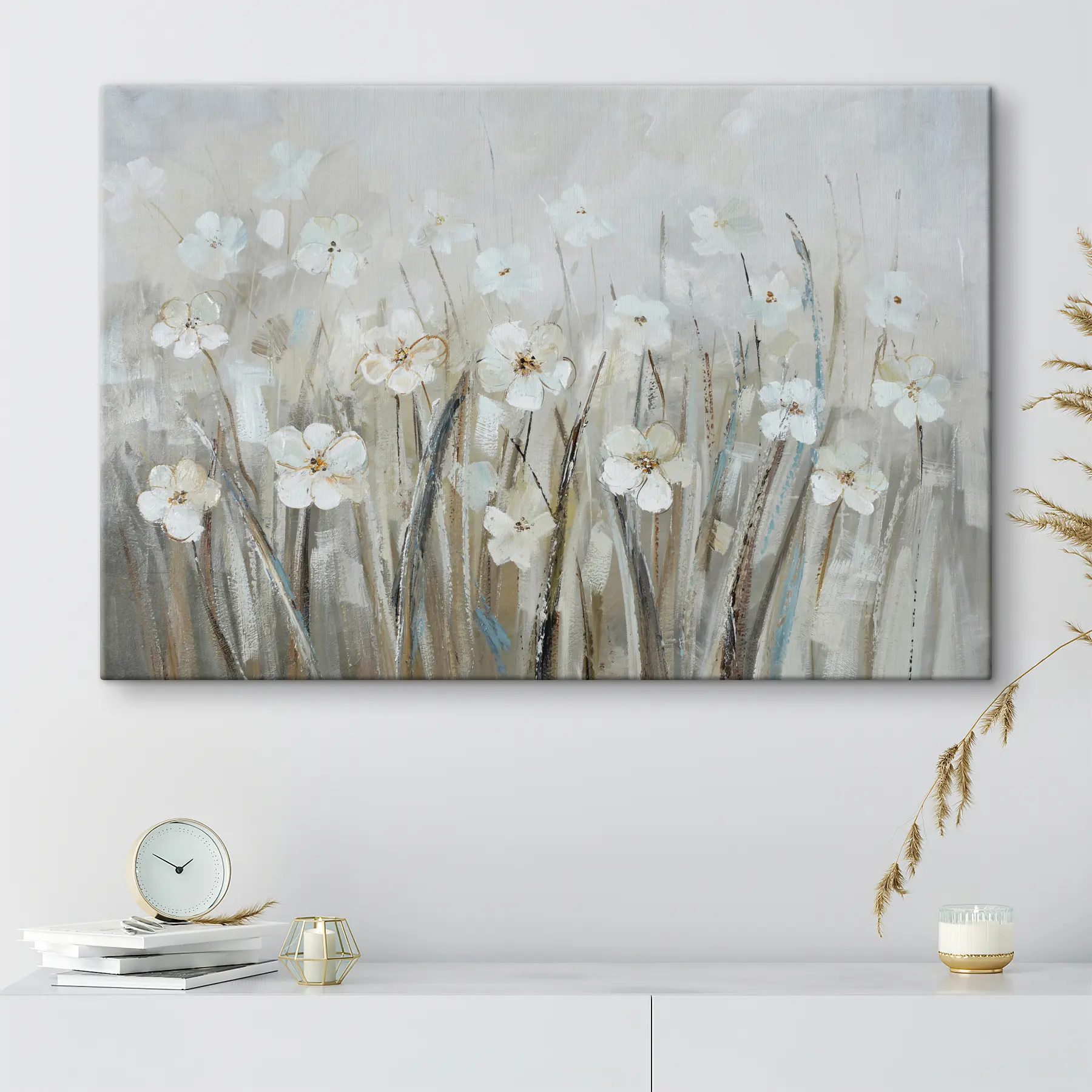 Fototapetes Smalki ziedi maigos toņos s36212