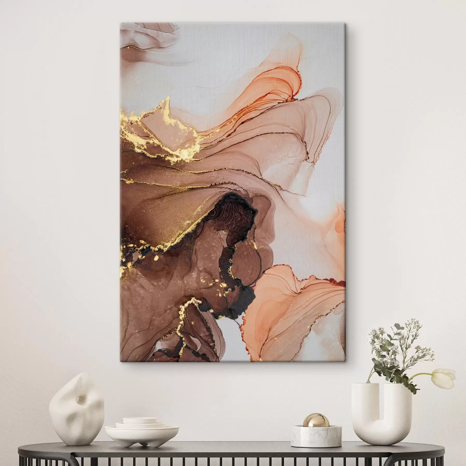 Fototapetes Plūstošas abstrakta skaistuma nokrāsas s36514