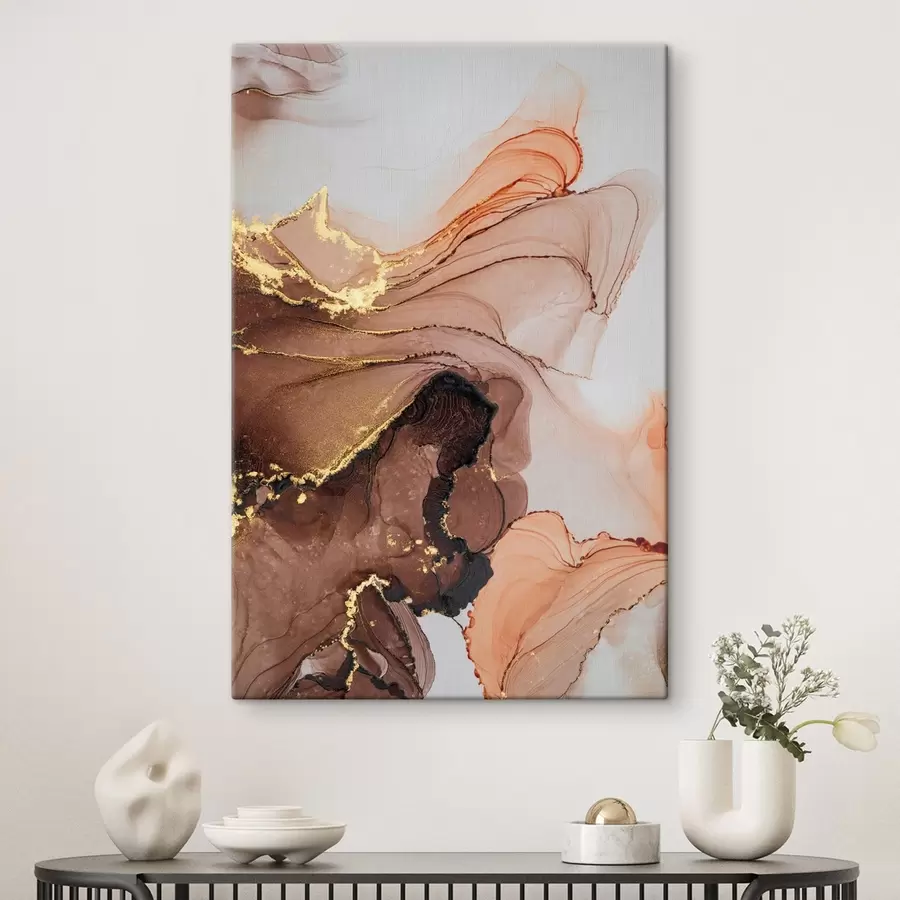 Glezna Plūstošas abstrakta skaistuma nokrāsas s36514