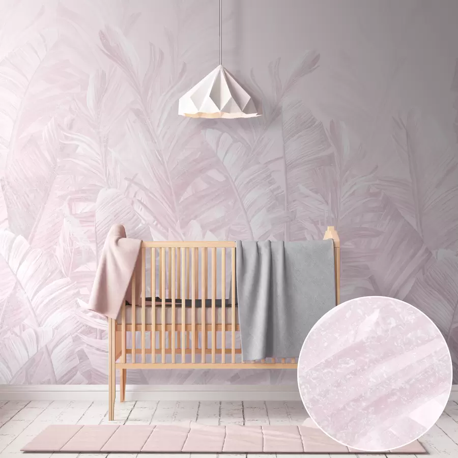 Fototapetes Modernas tropu rozā lapas u98951v1