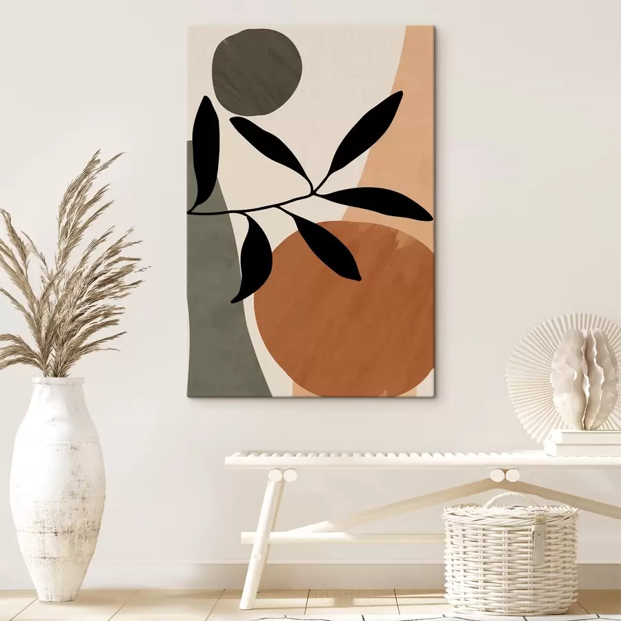 Glezna Elegantas formas zemes toņos s36481