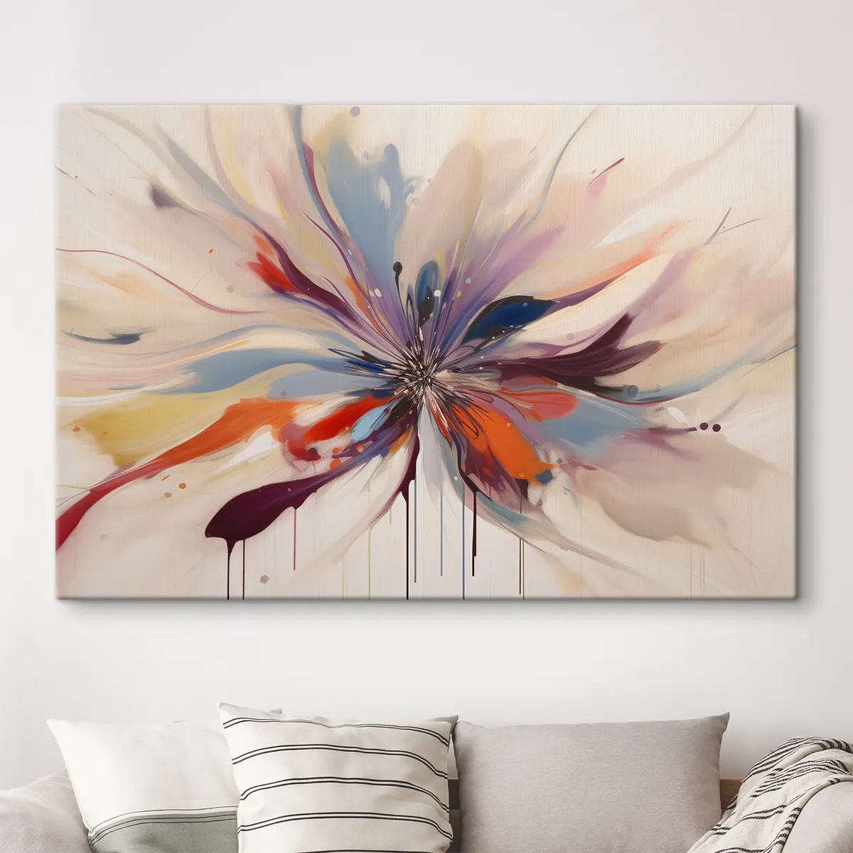 Glezna Spilgta krāsu enerģijas eksplozija s36806