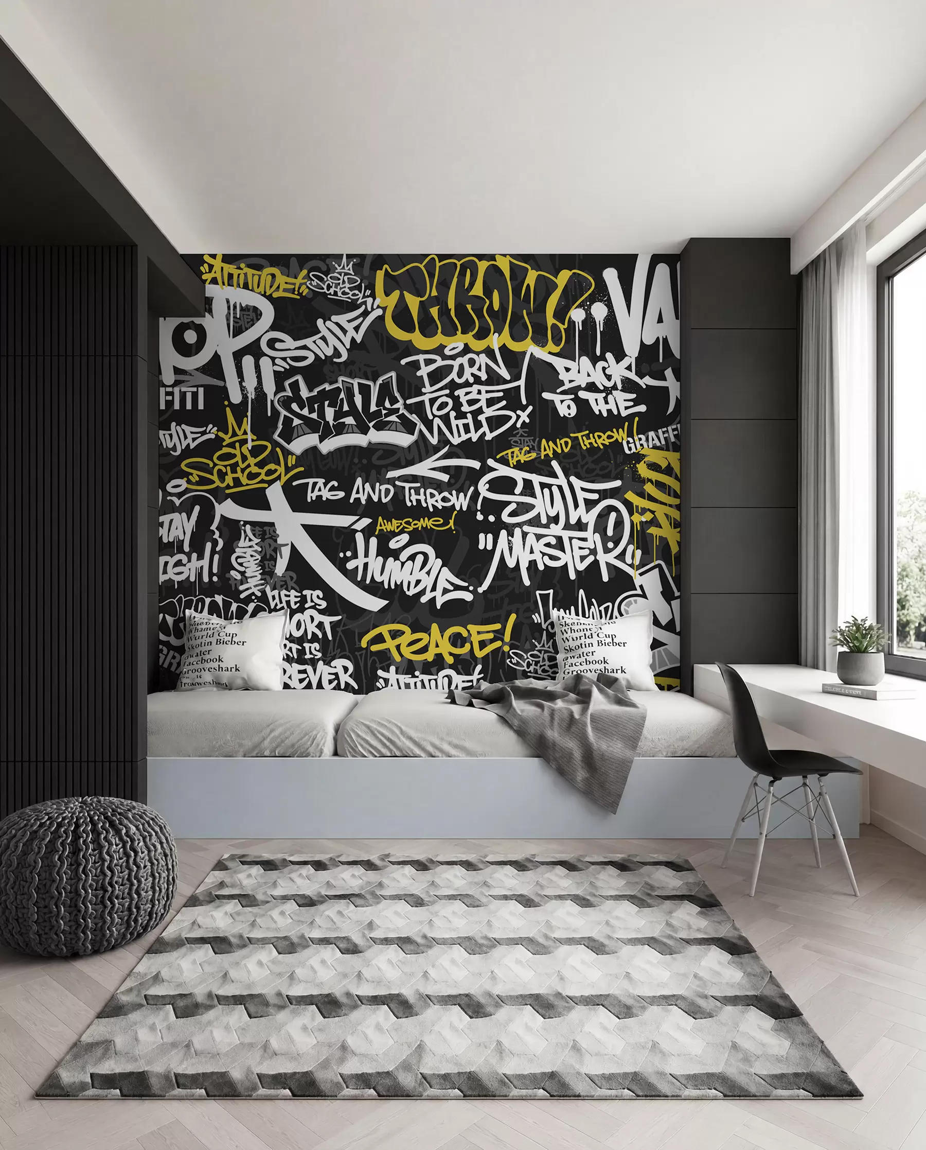 Fototapetes Pilsētas grafiti ritms u98895