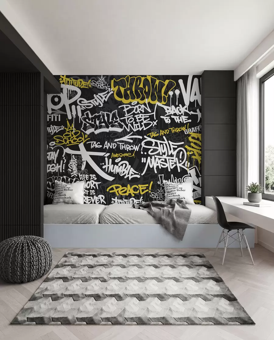 Fototapetes Pilsētas grafiti ritms u98895