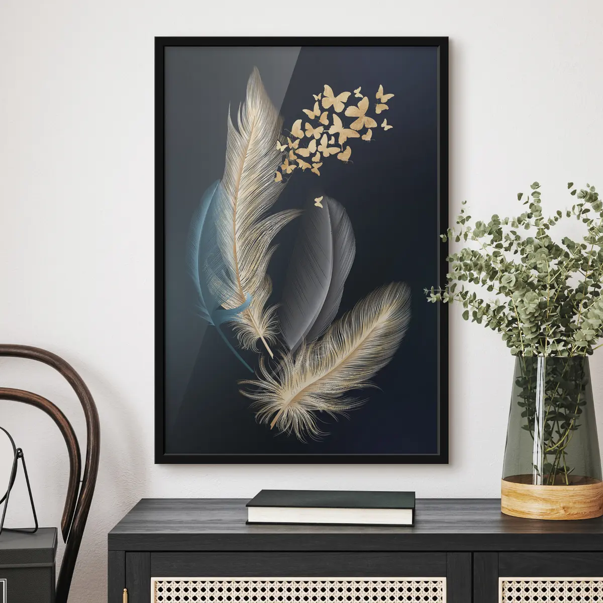 Plakāts Spalvas un tauriņi f03899