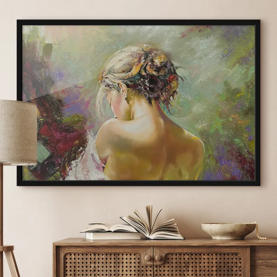 Glezna Reflektējoša skaistums maigās krāsās f27105