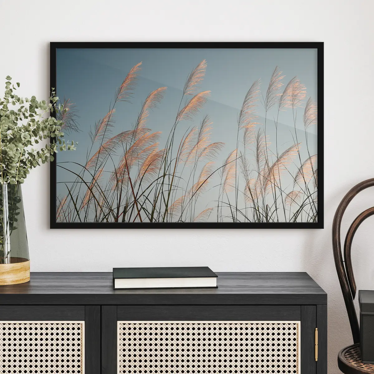 Plakāts Viegla brīze caur augstajiem zāles stiebriem f33593