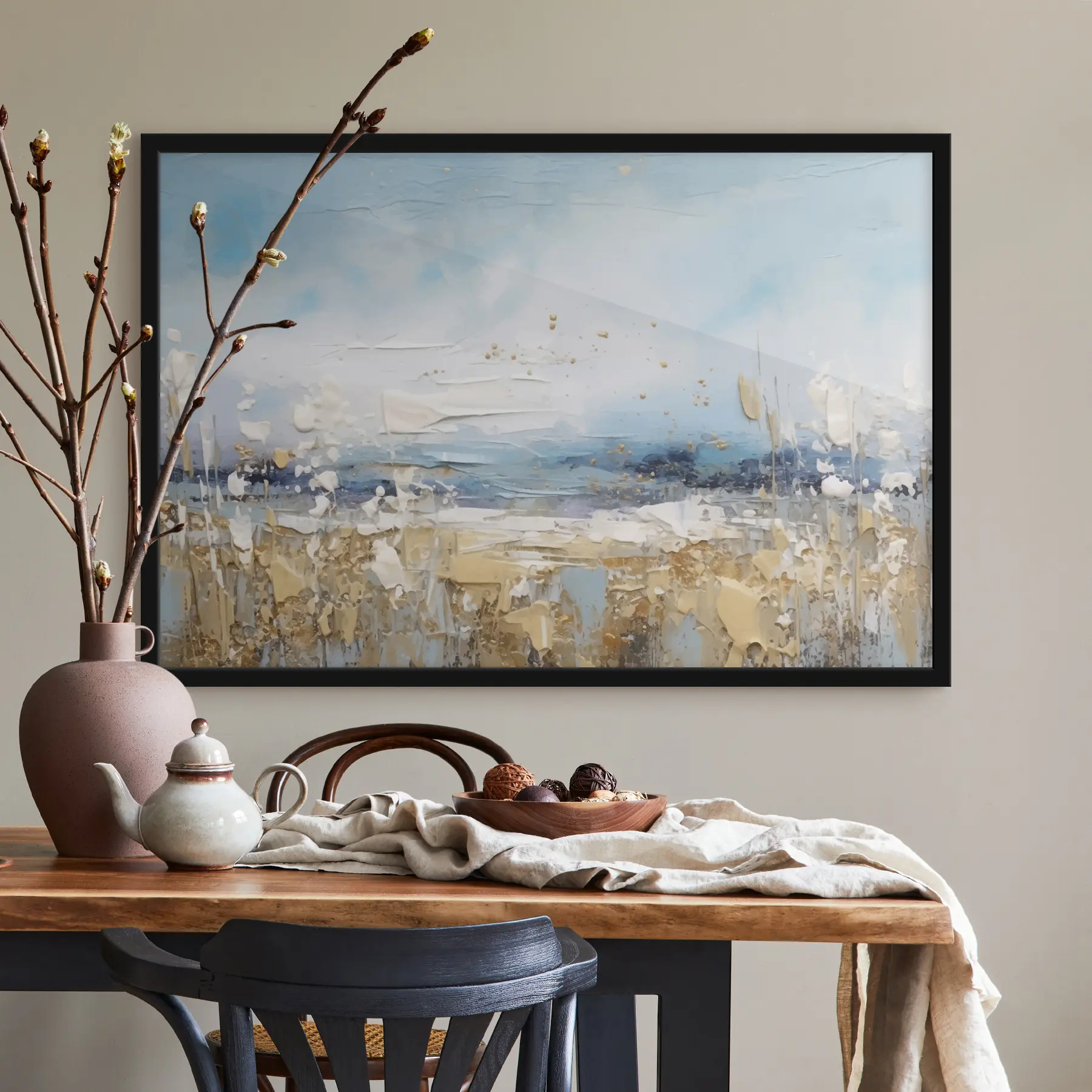 Fototapetes Mierīga ainava ar maigām pasteļtoņos f35430