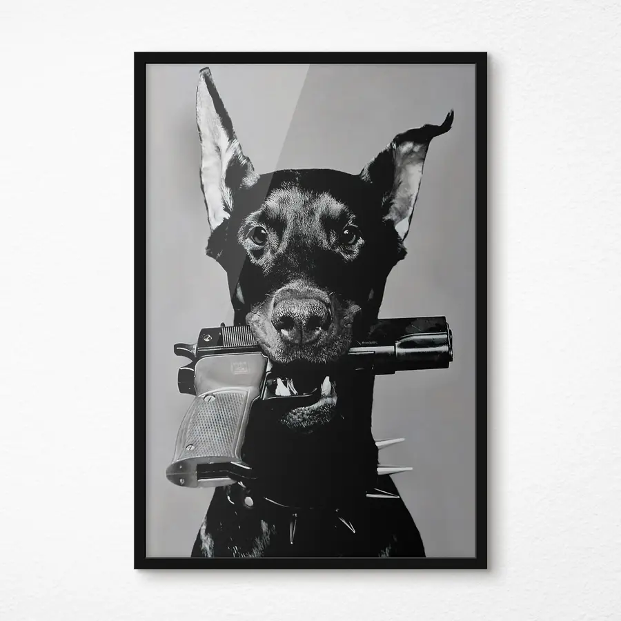 Fototapetes Apsardzes suns gatavs darbībai f36177