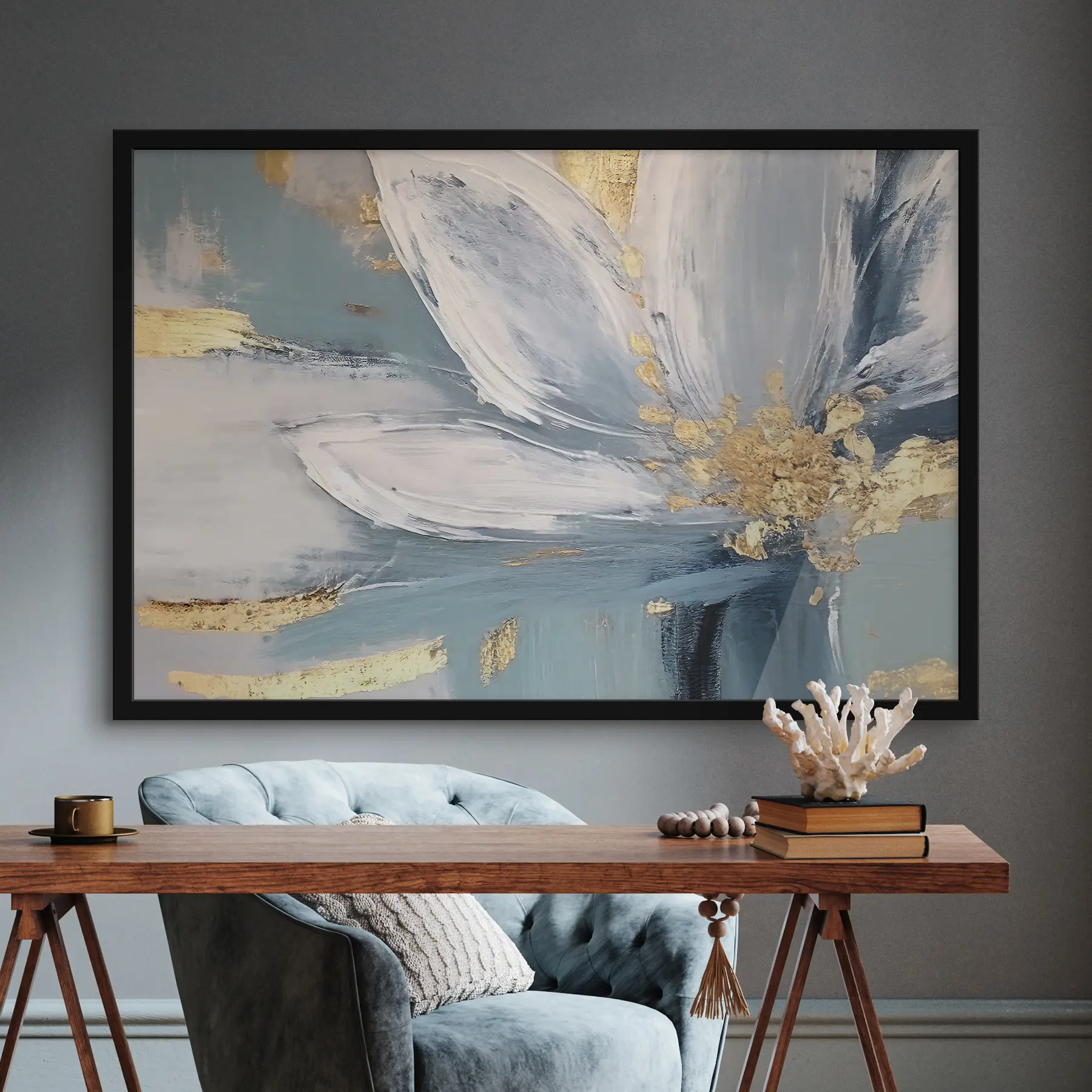 Fototapetes Mīkstas ziedlapas mierīgās toņos f36165