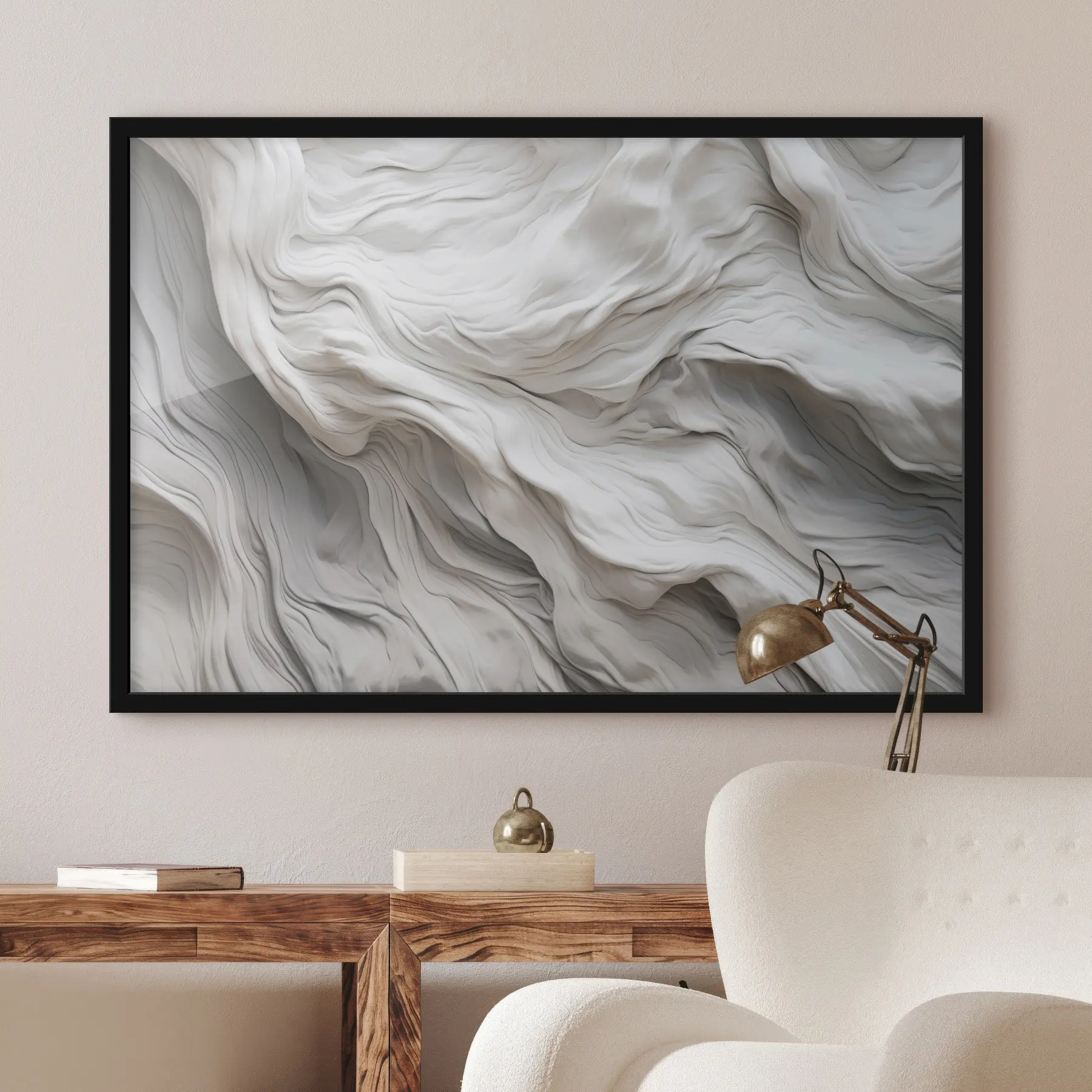 Fototapetes Teksturēti raksti ar maigām, plūstošām formām f36032