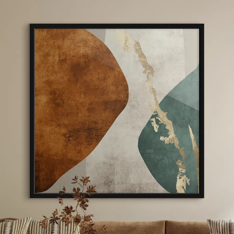 Fototapetes Abstraktas formas siltās krāsās f36031