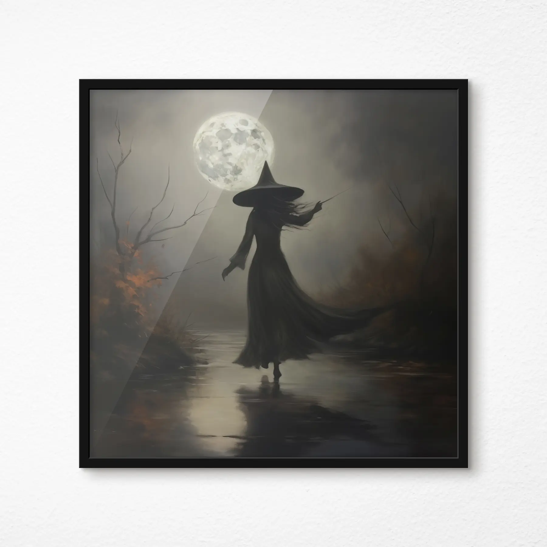 Fototapetes Burvīga nakts pilnmēness gaismā f35970