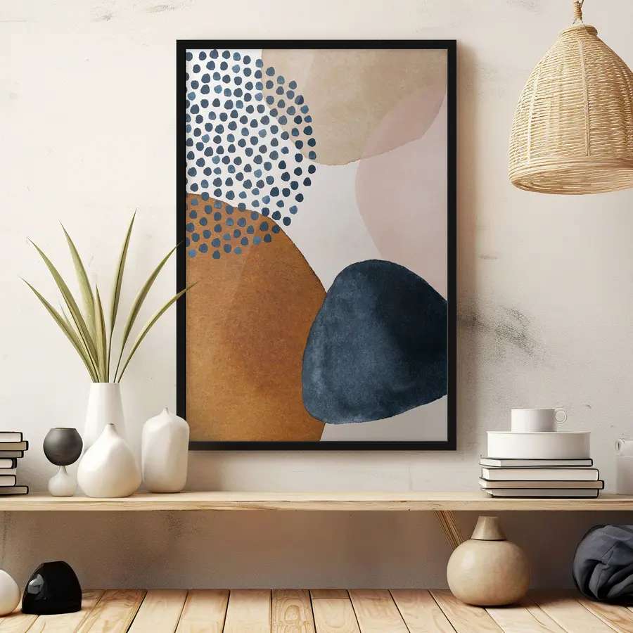 Fototapetes Krāsainas abstrakcijas formas un faktūras f35957