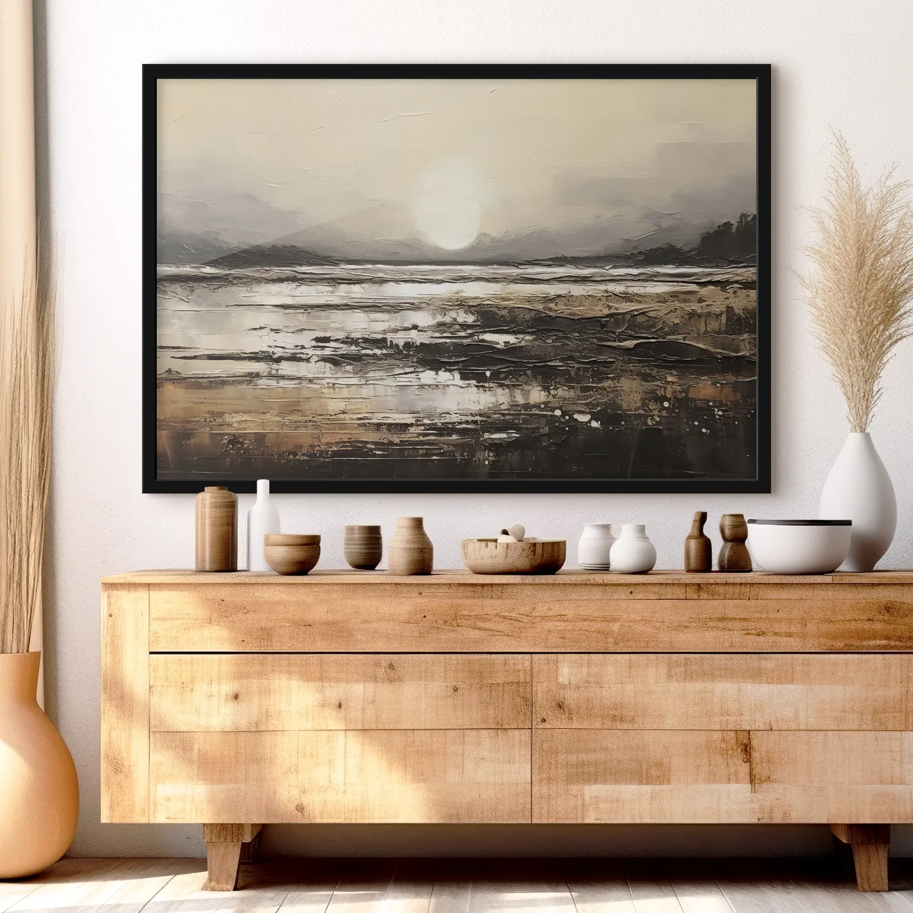 Fototapetes Mierīgs saulriets pār klusiem ūdeņiem f35912