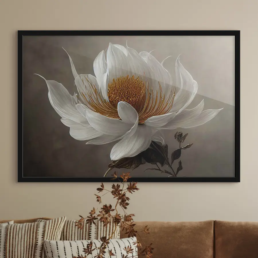 Fototapetes Elegants zieds maigās nokrāsās f35725