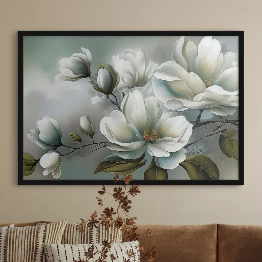 Fototapetes Smalki ziedi maigos toņos f35494