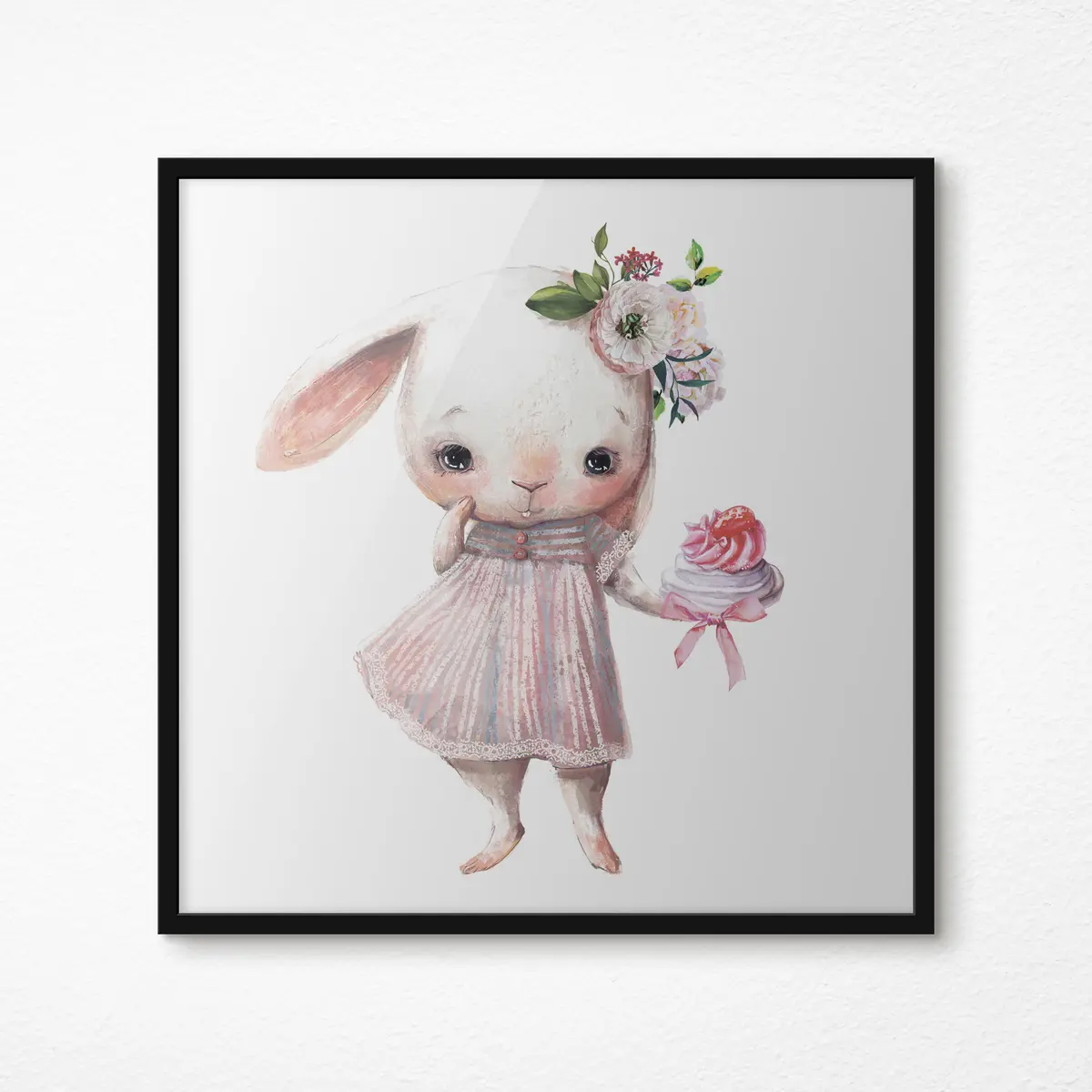 Plakāts Gudrs zaķis ar saldu ārstēšanu f35046