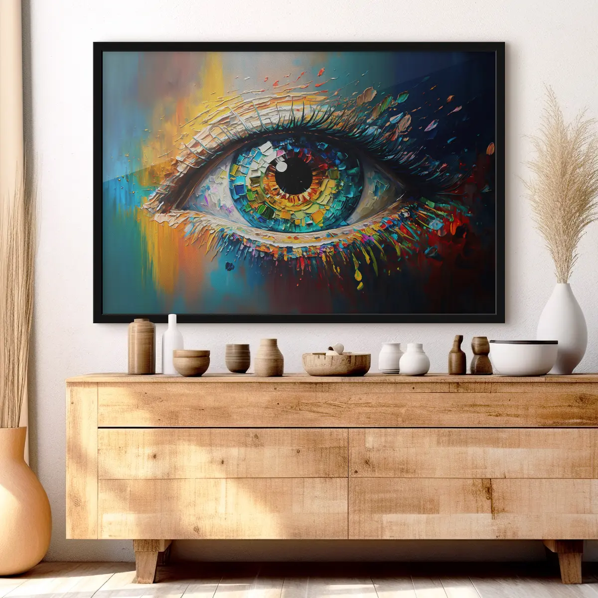 Plakāts Spilgtas krāsas, kas valdzina acis f34943