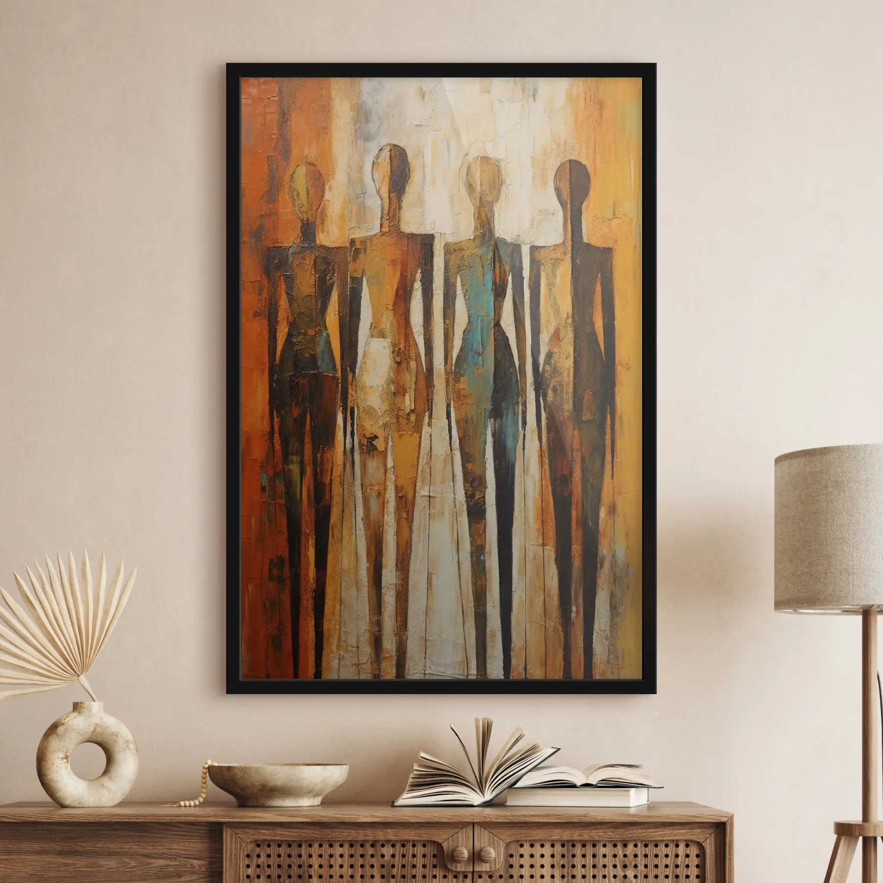 Fototapetes Abstraktas figūras siltos toņos f33852