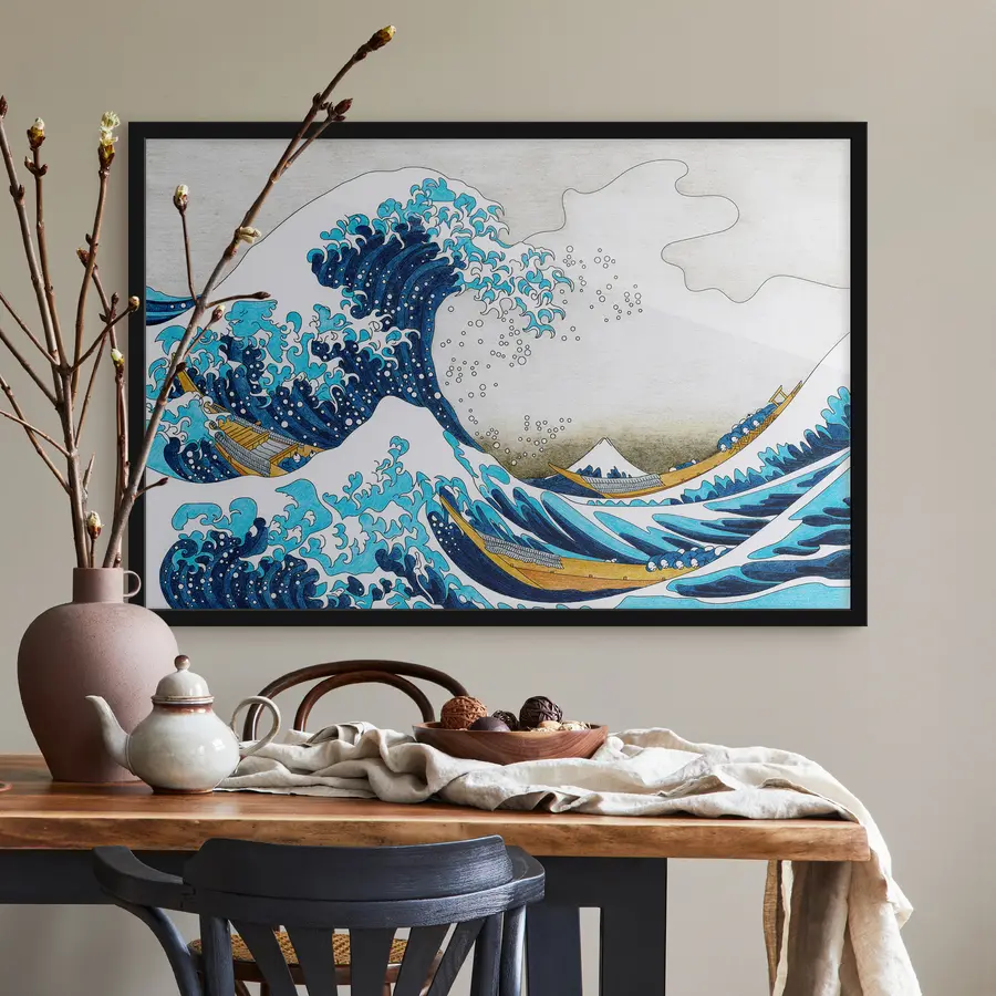 Fototapetes Majestātiskas viļņi un laivas harmonijā f33597