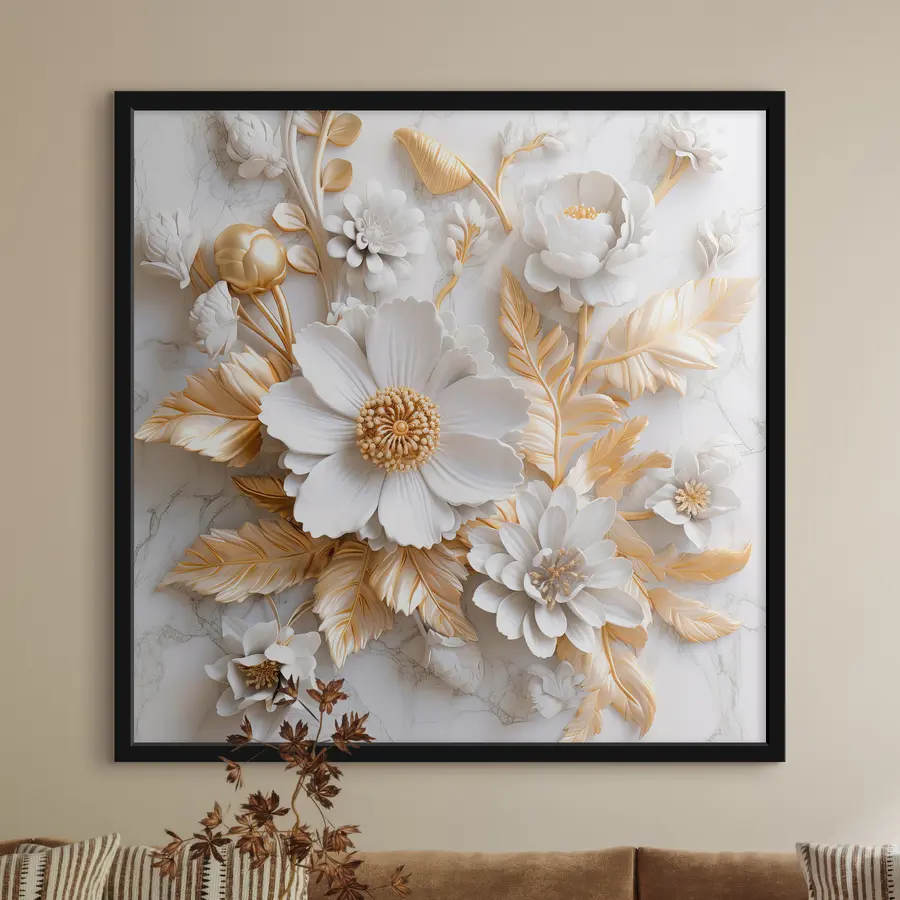 Fototapetes Elegants ziedu kompozīcija maigās toņos f32778