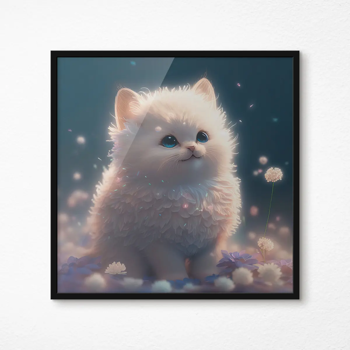 Plakāts Pūkains kompanjons sapņainā dārzā f31842