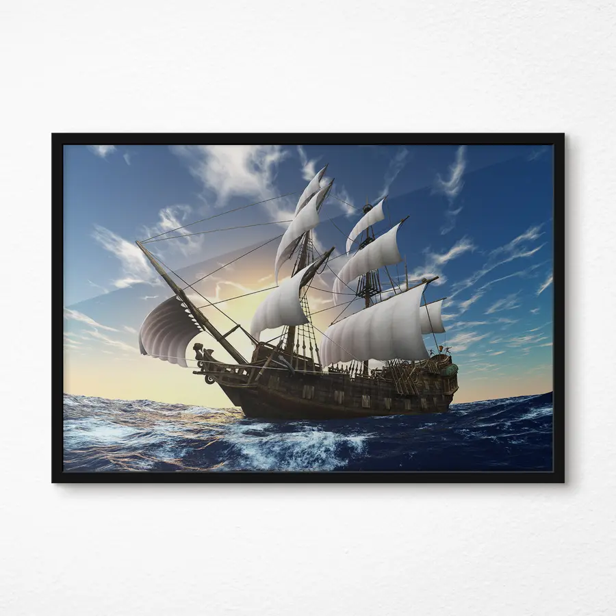 Fototapetes Burāšana uz zelta horizontu f15797