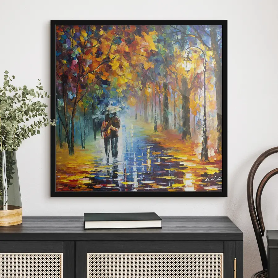 Fototapetes Rudens pastaiga zem lietussarga f15186